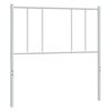 vidaXL Metallinen vaihtop&auml;&auml;ty valkoinen 107 cm