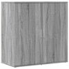 vidaXL Senkki harmaa Sonoma 79x38x80 cm tekninen puu