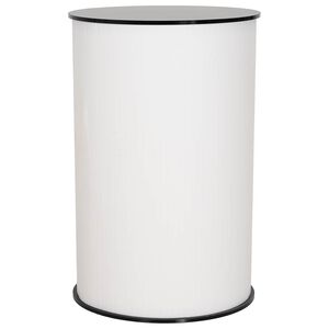 vidaXL Messup&ouml;yt&auml; Musta ja Valkoinen &Oslash; 60 x 93 cm Tekninen puu ja PP