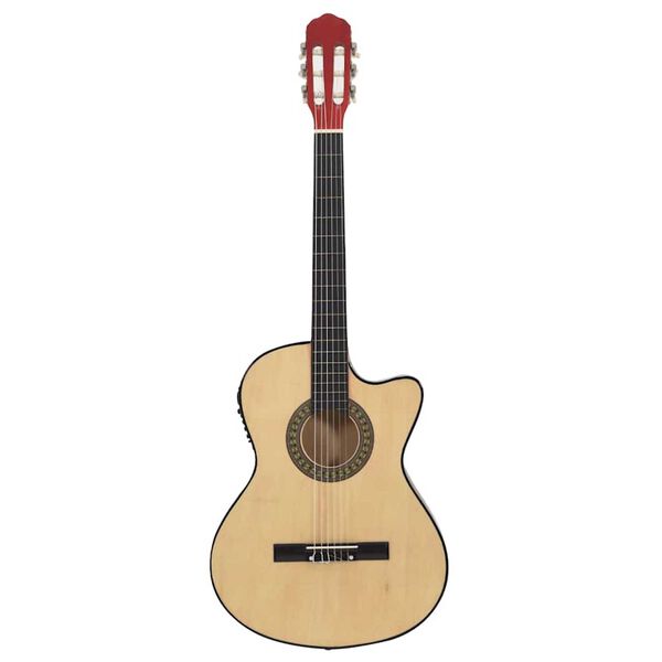 vidaXL Akustinen cutaway-kitara taajuuskorjaimella 6-kielinen