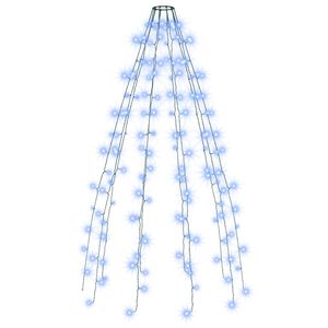 vidaXL Joulukuusen valoverkko 150 LED-valoa sininen 150 cm