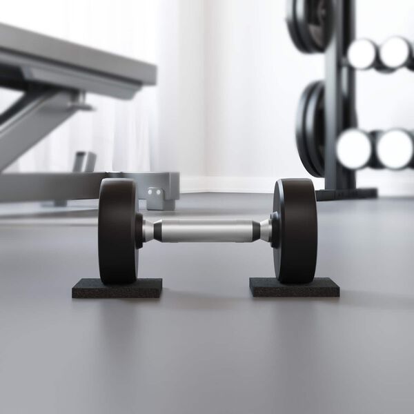 vidaXL Kumirouhepatiop&auml;&auml;llyste Musta 6 x 9 x 1 cm Kumi