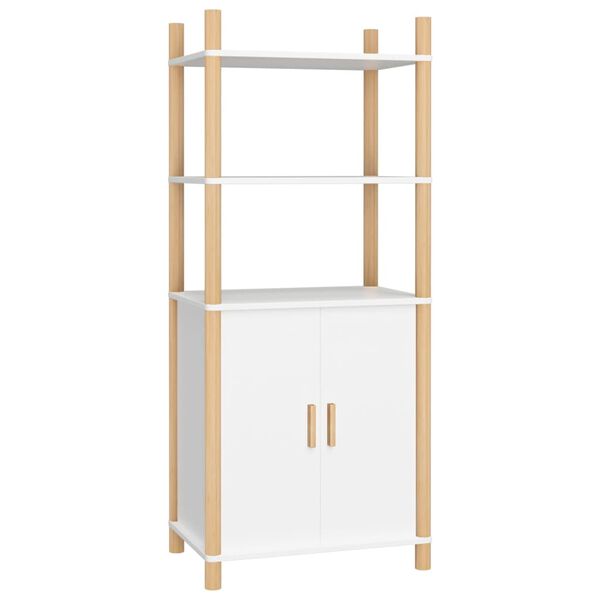 vidaXL Kaappi valkoinen 60x40x141 cm tekninen puu