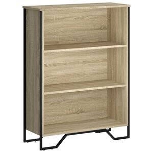 vidaXL Kirjahylly Sonoma-tammi 80x31x106 cm tekninen puu