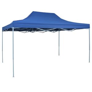 vidaXL Kokoontaitettava juhlateltta pop-up 3x4,5 m sininen
