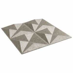 vidaXL Sein&auml;paneelit 12 kpl 50 x 50 cm Origamibetoni XPS Vaahdon