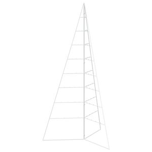 vidaXL Metallinen joulukuusi KUOPIO 180 cm Ter&auml;s valkoinen