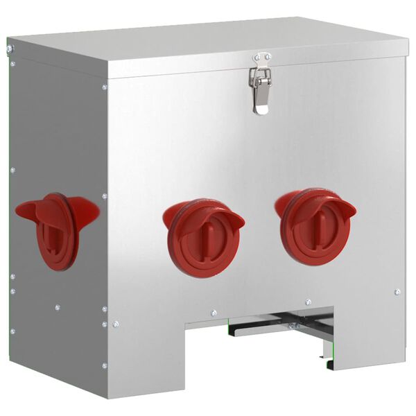 vidaXL Kanan ruokinta-allas 2 pcs Hopea 40,5 x 25 x 38 cm