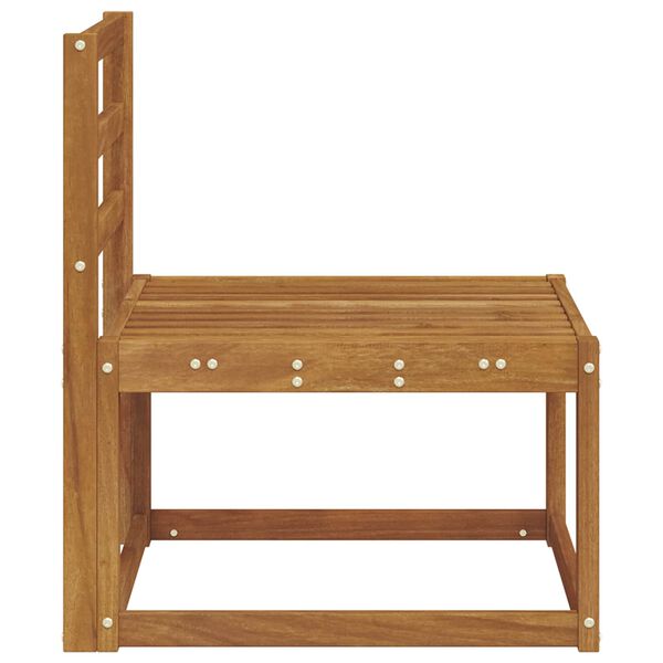 vidaXL Ulkotilan keskisohva Tihe&auml; akasiapuu Luonnollinen