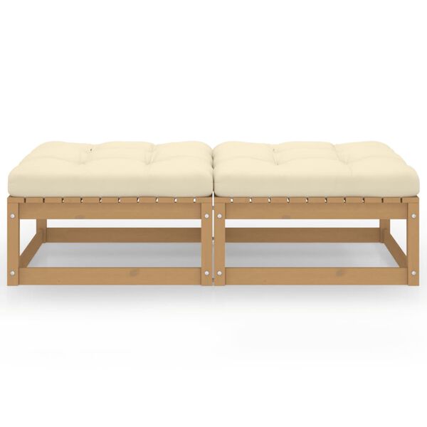 vidaXL Puutarharahit tyynyillä 2 kpl täysi mänty