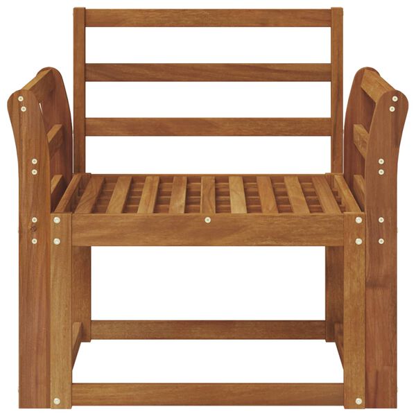 vidaXL Ulkosohva Tihe&auml; akasiapuu Luonnollinen