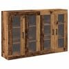 vidaXL Sein&auml;kaapit 2 kpl Vanha Puu 69,5 x 34 x 90 cm Tekninen puu