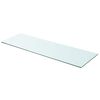 vidaXL Hyllypaneeli Kirkas Lasi 90x30 cm