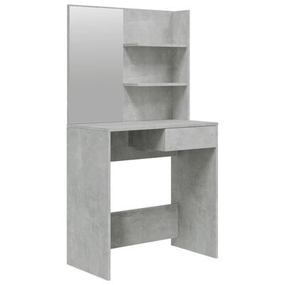 VidaXL Peilipöytä betoninharmaa 74,5x40x141 cm