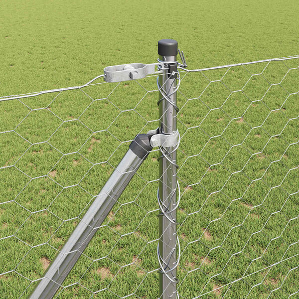 vidaXL Aitalatu Hopea 50 x 1,4 m (50 mm verkko) Ter&auml;s