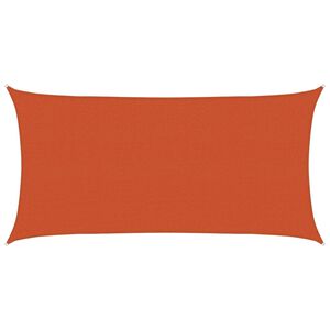 vidaXL Aurinkovarjolaudat Oranssi 2 x 6 m HDPE