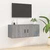 vidaXL Sein&auml;kiinnitett&auml;v&auml; TV-taso Sonoma-tammi 100x34,5x40 cm