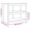 vidaXL Ulkokeitti&ouml;kaappi 106x55x92 cm t&auml;ysi douglaskuusi