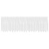vidaXL Verkkoverho verhoilla Valkoinen 100 x 500 cm Polyesteri