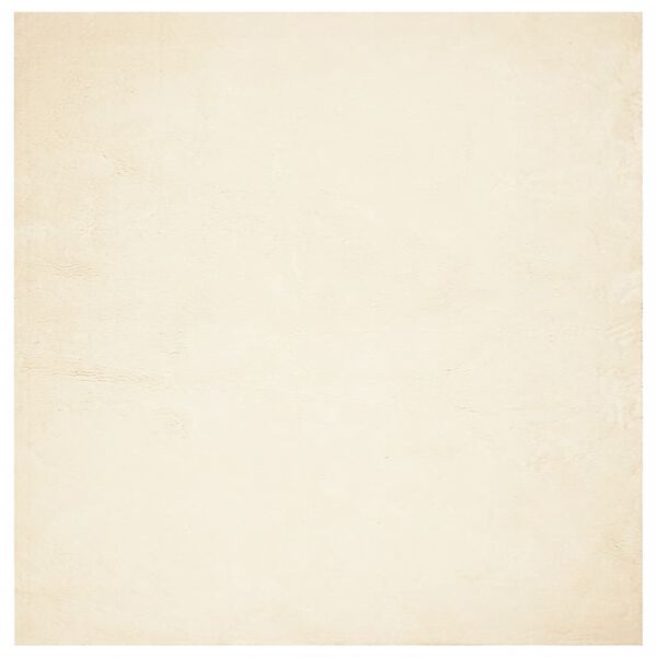 vidaXL Matto HUARTE lyhytnukkainen ja pest&auml;v&auml; kerma 240x240 cm