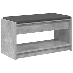 vidaXL Halli penkki Betoni Harmaa 83 x 38 x 45 cm