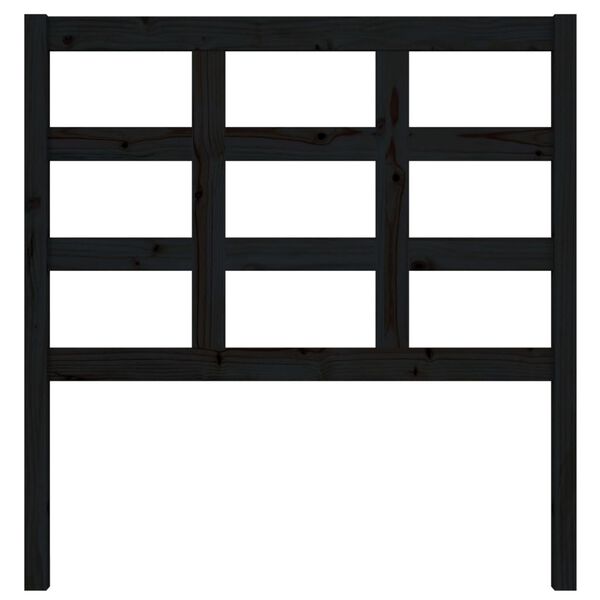 vidaXL S&auml;ngynp&auml;&auml;ty musta 95,5x4x100 cm t&auml;ysi m&auml;nty