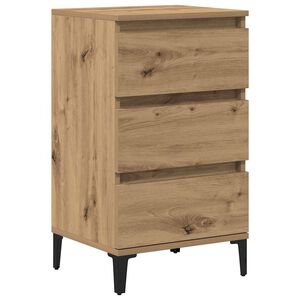vidaXL Y&ouml;p&ouml;yt&auml;kaappi Artisan tammi 45 x 35 x 44 cm Tekninen puu