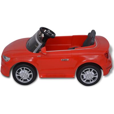 vidaXL Sähköleluauto Kauko-ohjauksella Audi A3 Punainen