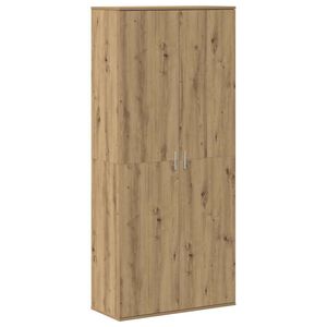 vidaXL Highboard artesaani tammi 80 x 35 x 180 cm Tekninen puu