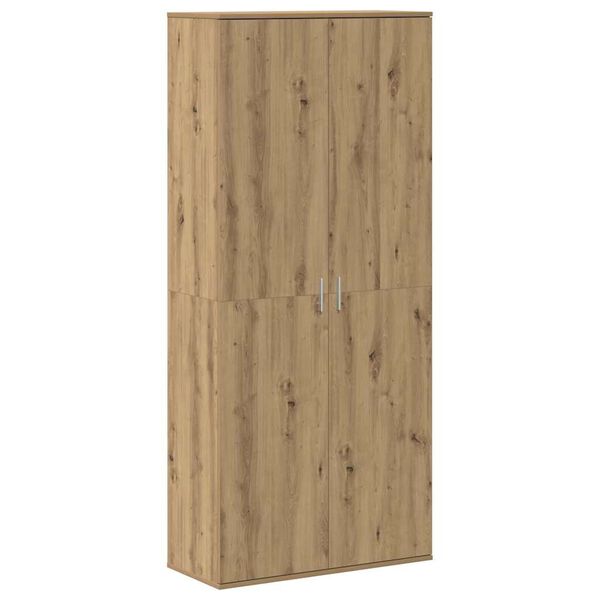vidaXL Highboard artesaani tammi 80 x 35 x 180 cm Tekninen puu