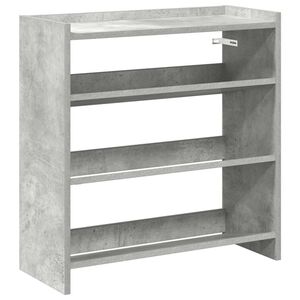 vidaXL Kenk&auml;teline betoninharmaa 60x25x62 cm tekninen puu