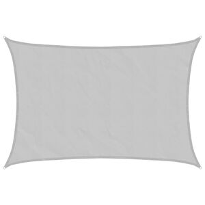 vidaXL Aurinkopurje vaaleanharmaa 2,5x2 m 100% Oxford polyesteri