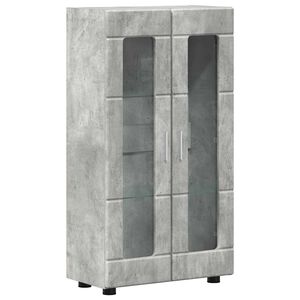 vidaXL Sivup&ouml;yt&auml; FLORIN 55,5 x 29 x 100 cm Betoni Harmaa Tekninen puu