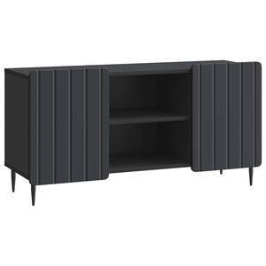 vidaXL TV-kaappi Musta 102 x 34,5 x 52 cm Tekninen puu