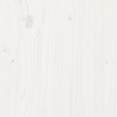 vidaXL Ruukutuspöytä hyllyllä valkoinen 108x35x75 cm täysi mänty