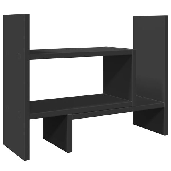 vidaXL P&ouml;yd&auml;n j&auml;rjest&auml;j&auml; musta 38,5x17x39 cm tekninen puu