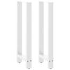 vidaXL Baarip&ouml;yd&auml;n jalat, valkoinen, 2 kpl, 40 x (100-101) cm, ter&auml;s