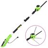 vidaXL 2-in-1 Teleskooppivartinen moottorisaha/pensastrimmeri 25/41 cm