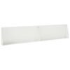 vidaXL Pato 2 kpl 100 x 12 x 50 cm Ter&auml;s valkoinen