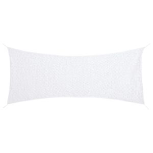 vidaXL Naamiointiverkko s&auml;ilytyspussilla 312x140 cm valkoinen