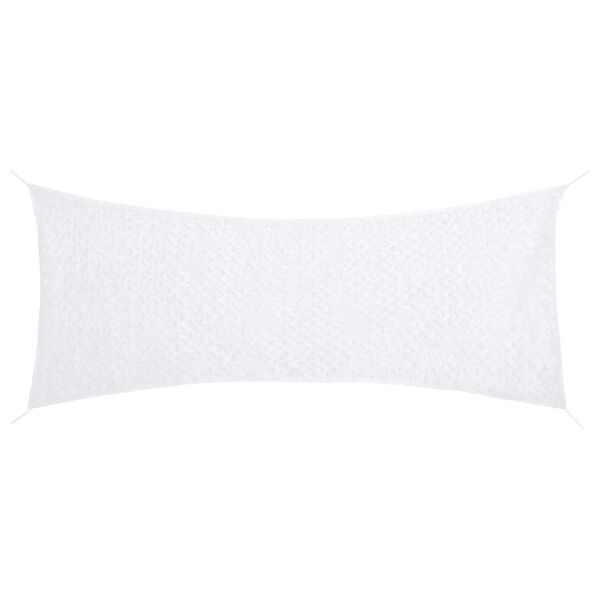 vidaXL Naamiointiverkko s&auml;ilytyspussilla 312x140 cm valkoinen