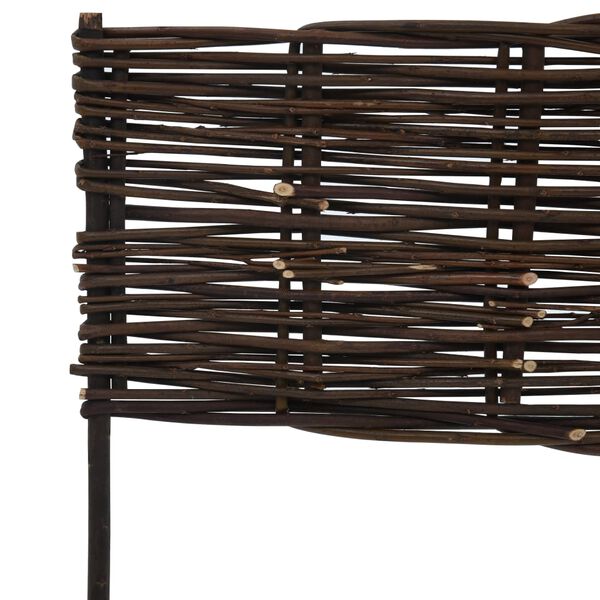 vidaXL Puutarhan pajuraja-aidat 5 kpl 120x35 cm