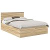 vidaXL S&auml;ngyn runko p&auml;&auml;tyll&auml; Sonoman tammi 5FT King Size Tekninen puu