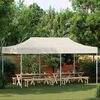 vidaXL Kokoontaitettava juhlateltta pop-up 3x6 m kerma