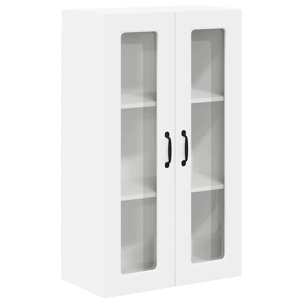 vidaXL Keitti&ouml;kaappi hyllyll&auml; Valkoinen 60 x 31 x 100 cm Tekninen puu