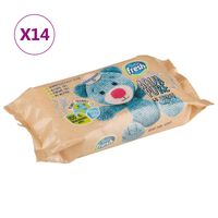 vidaXL Vauvan puhdistuspyyhkeet 14 pakettia 840 pyyhettä