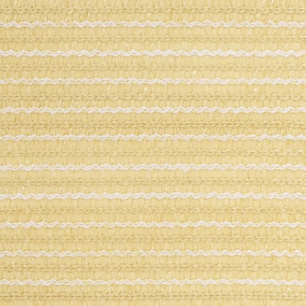 vidaXL Parvekkeen suoja beige 120x600 cm HDPE
