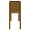 vidaXL Puutarhan kukkalaatikko hunajanruskea 70x31x70 cm täysi mänty