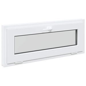 vidaXL Kellari-ikkuna RISOR 110 x 40 cm PVC ja lasi