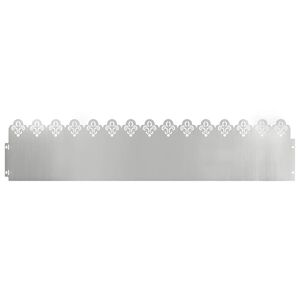 vidaXL Nurmikonreunukset 10 kpl 103 x 0,05 x 22 cm Galvanoitu ter&auml;s